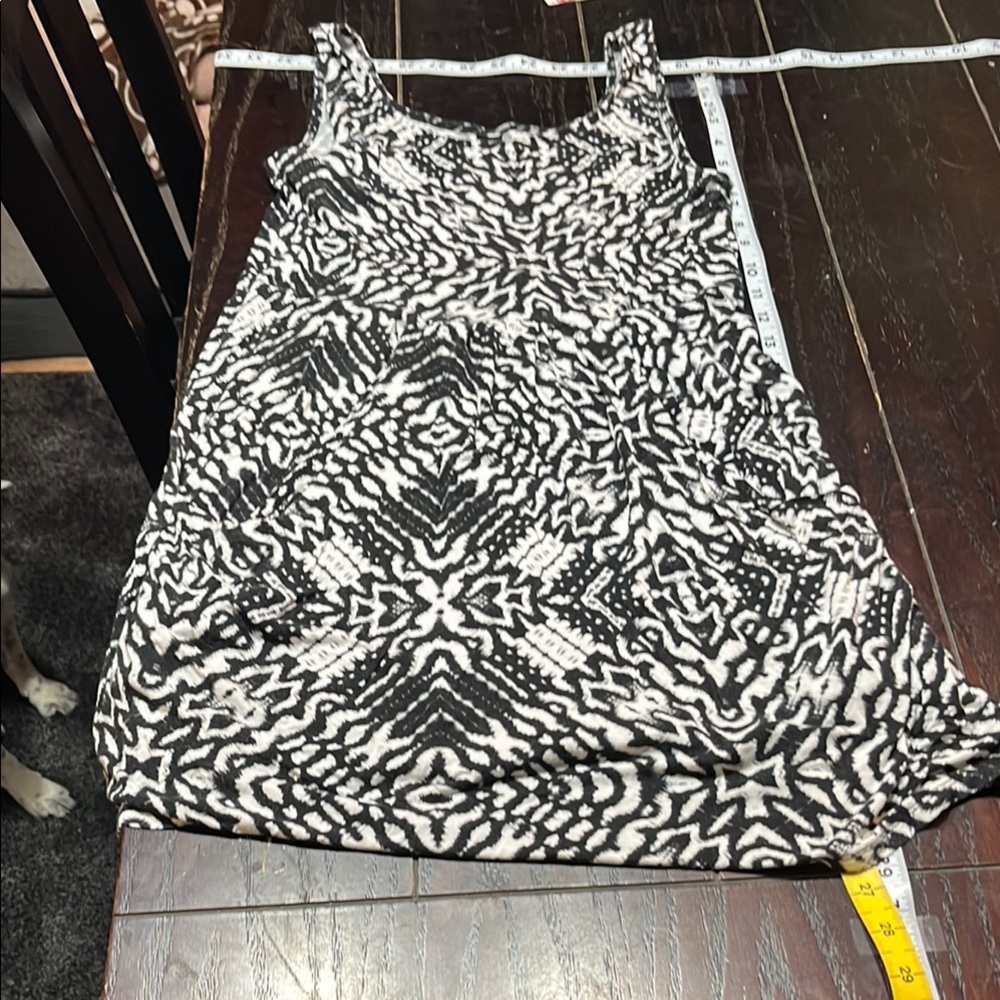 a.n.a Black and White Swim Coverup
